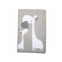 Nina Coperta Lettino In Pile Ricamato Sonnocaldo Picci Grigio