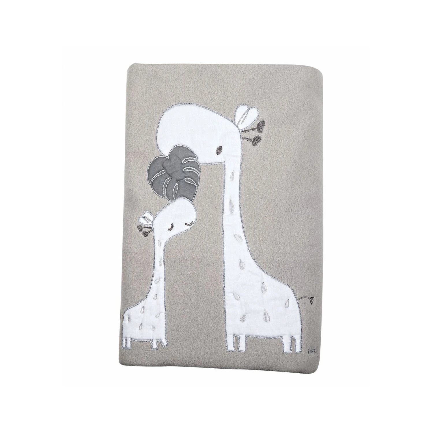 Nina Coperta Lettino In Pile Ricamato Sonnocaldo Picci Grigio 3 Nina Coperta Lettino In Pile Ricamato Sonnocaldo Picci Grigio