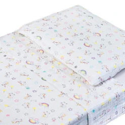 Set Lenzuolo Sopra + Federa Unicorni I Coccolosi
