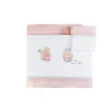 Set Lenzuoli Per Lettino Lollipop Rosa (3 Pezzi) -Negozio Di Prodotti Per Bambini 0021378 set lenzuoli per lettino lollipop rosa 3 pezzi