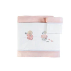 Set Lenzuoli Per Lettino Lollipop Rosa (3 Pezzi)