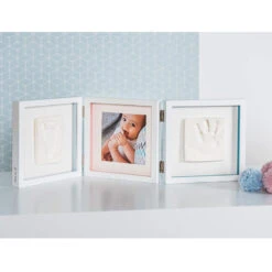 My Baby Style Double Print Frame Impronta Bambino 0m+ Bianco