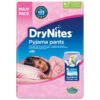 HUGGIES Mutandine DryNites Maxi Pack Confezione Da 16 Pezzi Girl (4-7 Anni) 17-30 Kg -Negozio Di Prodotti Per Bambini 0024535 mutandine drynites maxi pack confezione da 16 pezzi girl 4 7 anni 17 30 kg