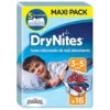 HUGGIES Mutandine DryNites Maxi Pack Confezione Da 16 Pezzi Boy (3-5 Anni) 16-23 Kg -Negozio Di Prodotti Per Bambini 0024542 mutandine drynites maxi pack confezione da 16 pezzi boy 3 5 anni 16 23 kg