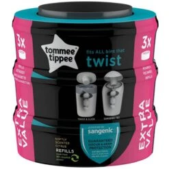 Tommee Tippee Ricarica Twist & Click X3