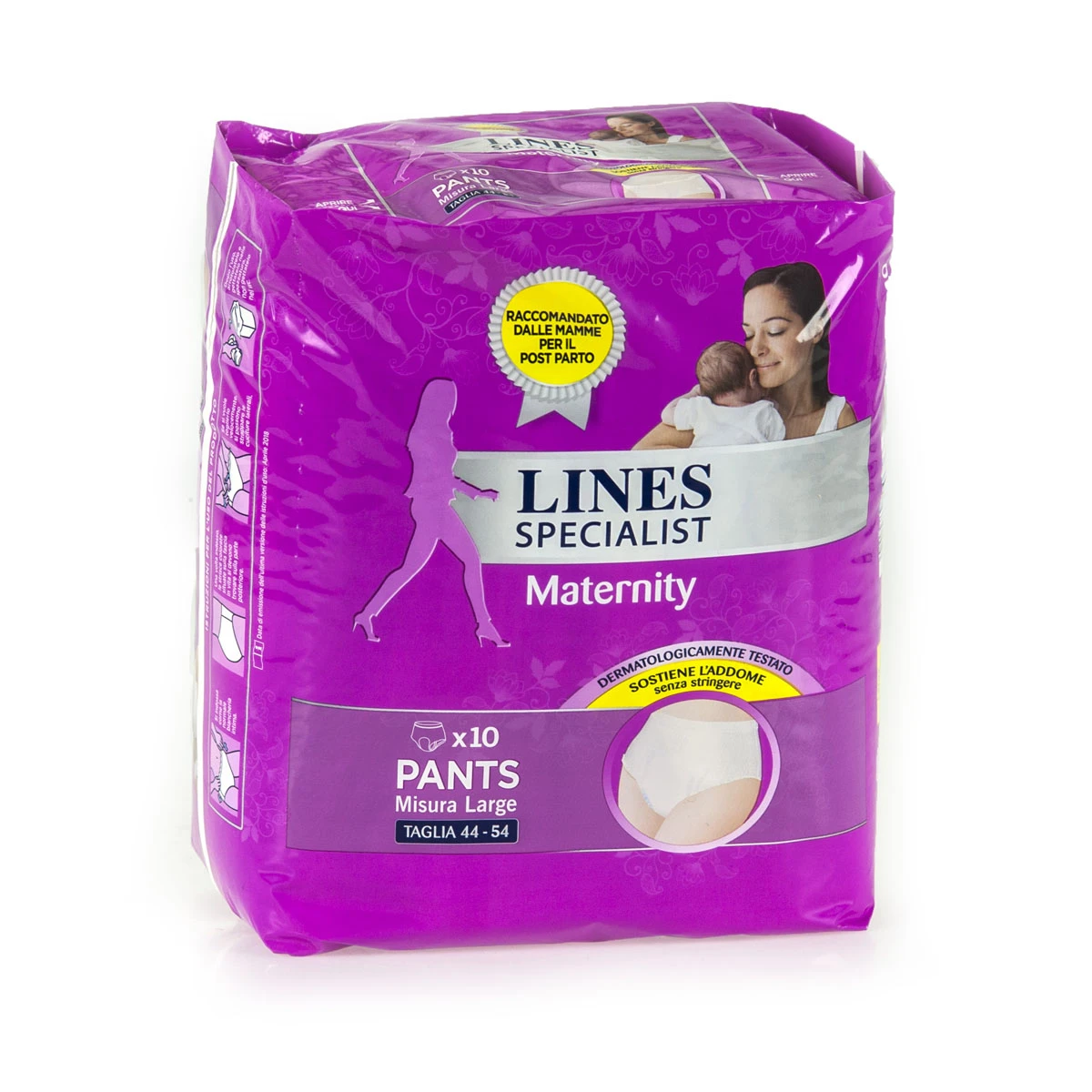 Pants Maternity Confezione Da 10 Pezzi Misura Large (Taglia 44-54) 3 Pants Maternity Confezione Da 10 Pezzi Misura Large (Taglia 44-54)