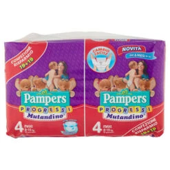 Pampers® Pannolini Mutandina Progressi 4 Maxi (8-15 Kg) Confezione Da 38 Pezzi