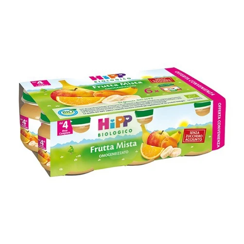 Hipp Omogeneizzato Frutta Mista Bio 6 Pz X 80 G 3 Hipp Omogeneizzato Frutta Mista Bio 6 Pz X 80 G