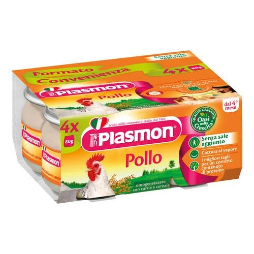 Omogeneizzato Pollo 4pz X 80 G 3 Omogeneizzato Pollo 4pz X 80 G