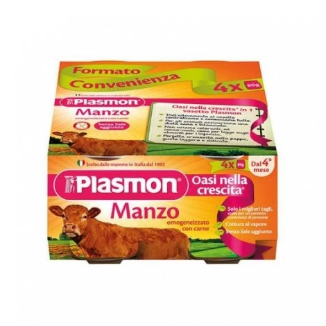 Omogeneizzato Manzo 4pz X 80g 3 Omogeneizzato Manzo 4pz X 80g
