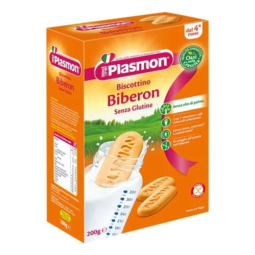 Biscotto Biberon Senza Glutine 200g 3 Biscotto Biberon Senza Glutine 200g