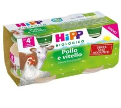 Hipp Omogeneizzato Bio Pollo E Vitello 2 X 80g