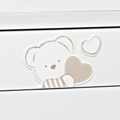 Foppapedretti Cassettiera In Legno Dolcecuore -Negozio Di Prodotti Per Bambini 0038842 foppapedretti cassettiera in legno dolcecuore