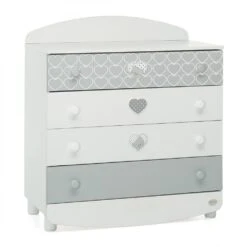 Foppapedretti Cassettiera Lovely Con Cassettoni E Piano D'appoggio