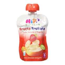 Hipp Frutta Frullata Bio Mela Banana E Fragola 90 G