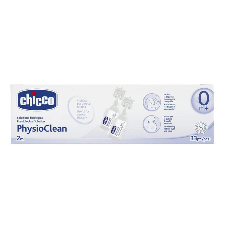 CHICCO Soluzione Fisiologica Physioclean 33 X 2 Ml 3 CHICCO Soluzione Fisiologica Physioclean 33 X 2 Ml