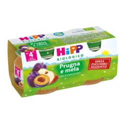 Hipp Omogeneizzato Bio Prugna E Mela 2 X 80g