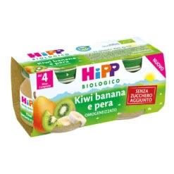 Hipp Omogeneizzato Bio Kiwi Banana E Pera 2 X 80g