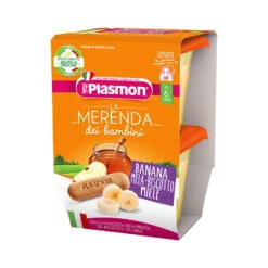 Merenda Banana Mela Biscotto E Miele 2 X 120g