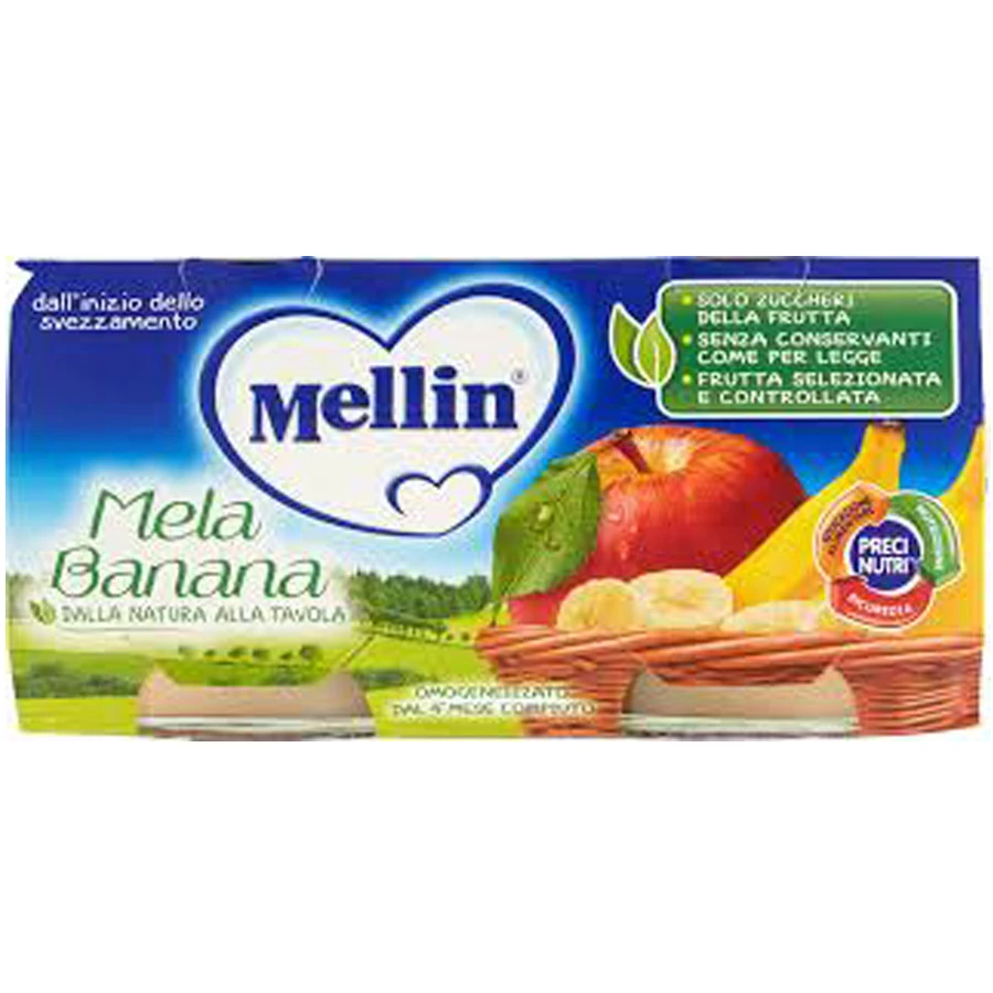 Omogeneizzato Mela E Banana 2 X 100 G 3 Omogeneizzato Mela E Banana 2 X 100 G
