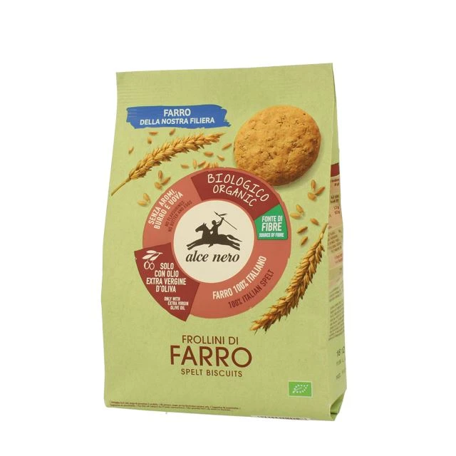 Frollini Di Farro Biologici 300 G 3 Frollini Di Farro Biologici 300 G