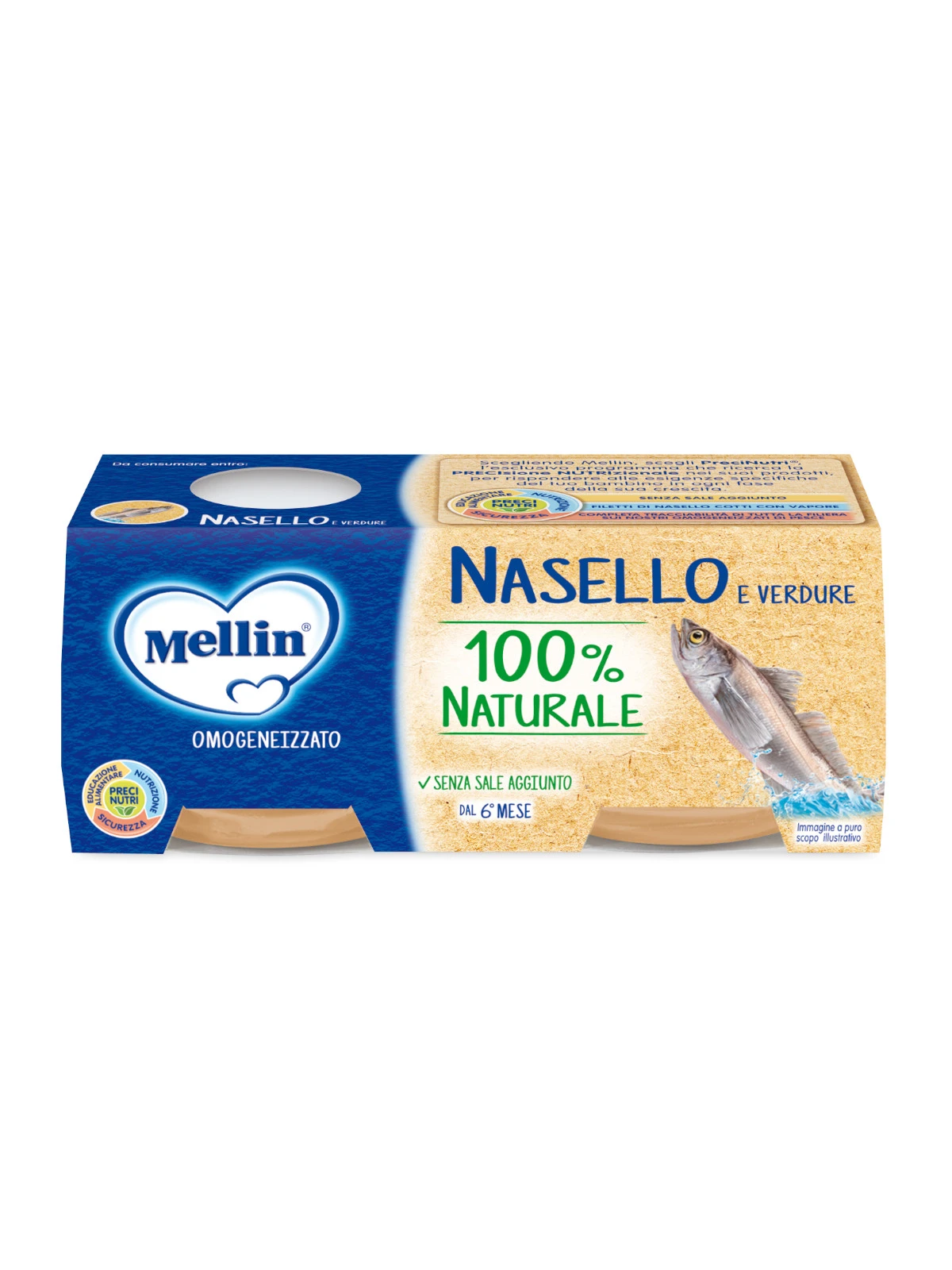 Omogeneizzato Nasello E Verdure 2 X 80 G 3 Omogeneizzato Nasello E Verdure 2 X 80 G