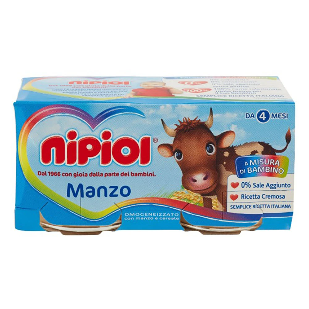 Omogeneizzato Manzo 4x80g 3 Omogeneizzato Manzo 4x80g