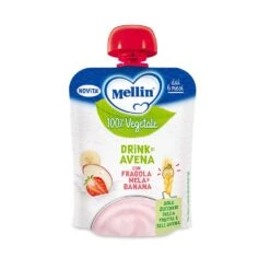 Pouch 100% Vegetale Avena, Fragola, Mela E Banana 90g