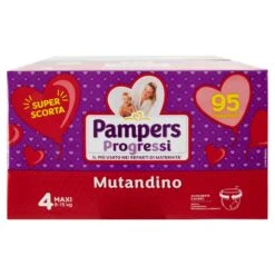 Pampers® Pannolini Mutandina Progressi Maxi 4 95 Pezzi