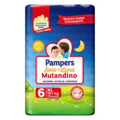 Pampers® Pampers Pannolini Mutandina Sole E Luna XL Taglia 6 - 13 Pezzi