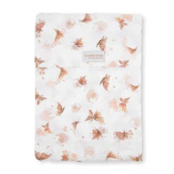 Bamboom Set Lenzuolo E Federa Per Culla E Carrozzina 75x100cm - Print Butterfly