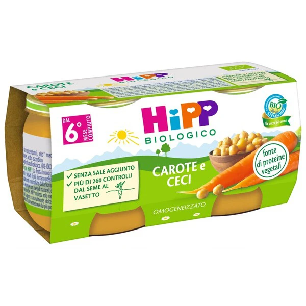 Hipp Omogeneizzato Bio Carote E Ceci 3 Hipp Omogeneizzato Bio Carote E Ceci