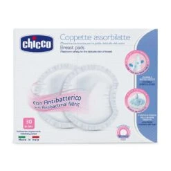 CHICCO Coppette Assorbilatte Con Antibatterico 30pz