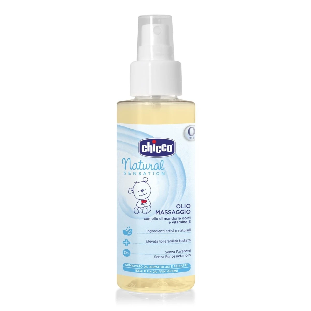 Chicco Olio Massaggio Natural Sensation Per Corpo 100ml 3 Chicco Olio Massaggio Natural Sensation Per Corpo 100ml