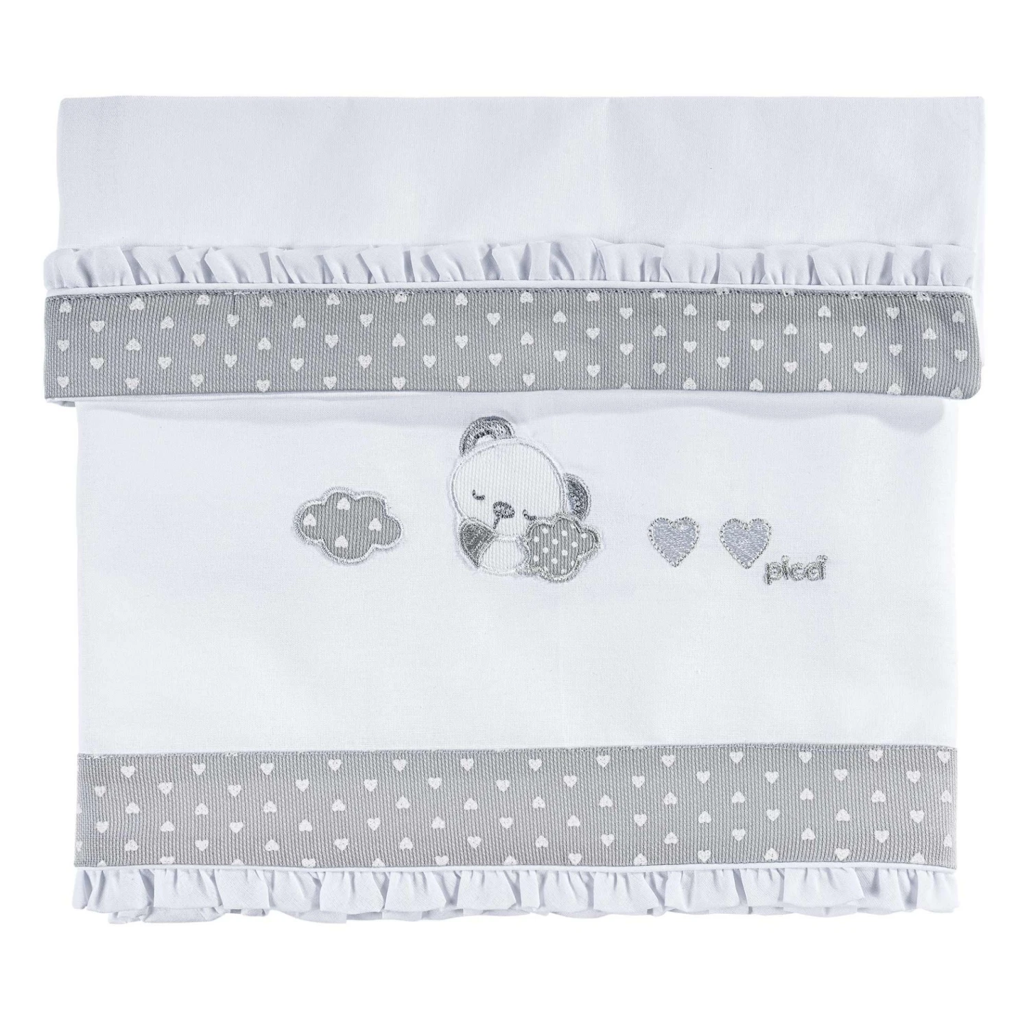 Picci Set Lenzuola 3pz Coprimaterasso, Lenzuolo E Federa Per Culla Sleepy 4 Picci Set Lenzuola 3pz Coprimaterasso, Lenzuolo E Federa Per Culla Sleepy - immagine 2