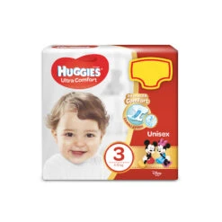 HUGGIES Pannolini Ultra Comfort Giga Pack 3 - 168 Pezzi