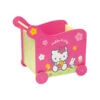 Carriola Porta Giochi Hello Kitty In Legno -Negozio Di Prodotti Per Bambini 0070092 carriola porta giochi hello kitty in legno