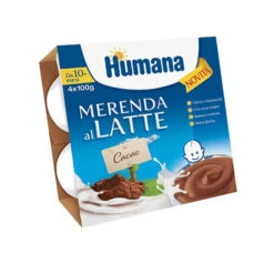 Humana Merenda Latte E Cacao 4x100g