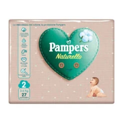 Pampers® Pannolini Naturello 2 Mini (3-6 Kg) Confezione Da 27 Pezzi