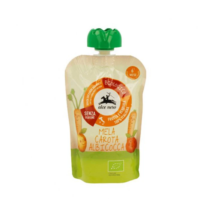 Purea Di Mela Carota E Albicocca Bio 3 Purea Di Mela Carota E Albicocca Bio