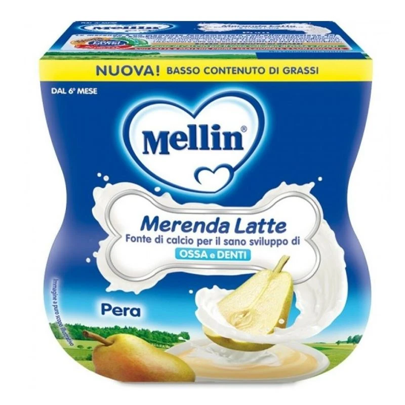 Merenda Al Latte E Pera 2 X 100g 3 Merenda Al Latte E Pera 2 X 100g