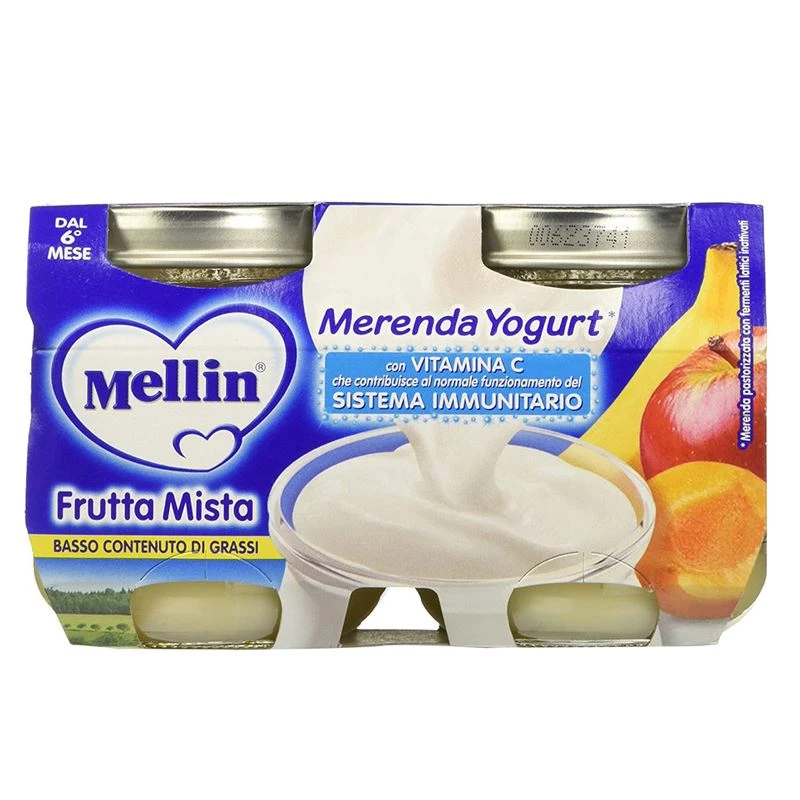Merenda Yogurt E Frutta Mista 2 X 120g 3 Merenda Yogurt E Frutta Mista 2 X 120g