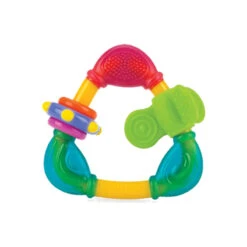 Nuby Triangolo Massaggia Gengive 6m+ -Negozio Di Prodotti Per Bambini 0075514 nubytriangolo massaggia gengive 6m