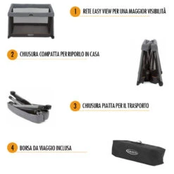 Graco Foldlite Lettino Da Viaggio Richiudibile -Negozio Di Prodotti Per Bambini 0077834 graco foldlite lettino da viaggio richiudibile