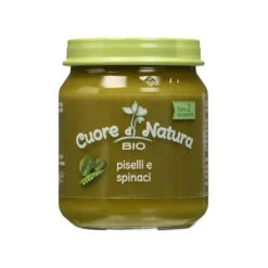 Omogeneizzato Cuore Di Natura Piselli E Spinaci 2 X 80g