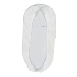 Lenzuolino Per Ovetto E Carrozzina Con Asole Per Passaggio Cinture