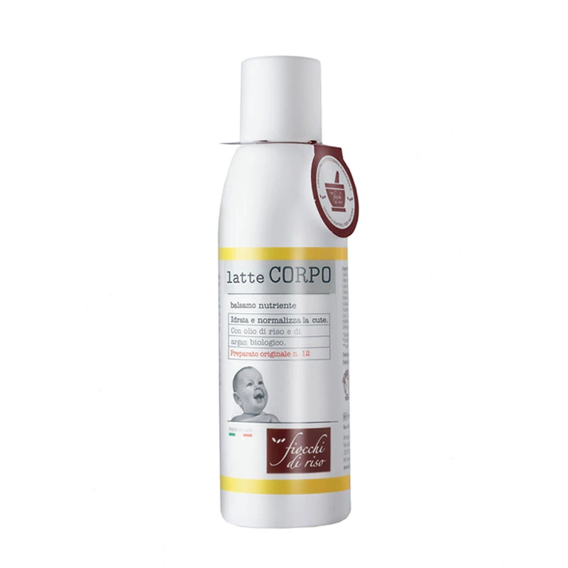 Fiocchi Di Riso Latte Balsamo Corpo Con Olio Di Riso E Argan Bio, 140ml 3 Fiocchi Di Riso Latte Balsamo Corpo Con Olio Di Riso E Argan Bio, 140ml
