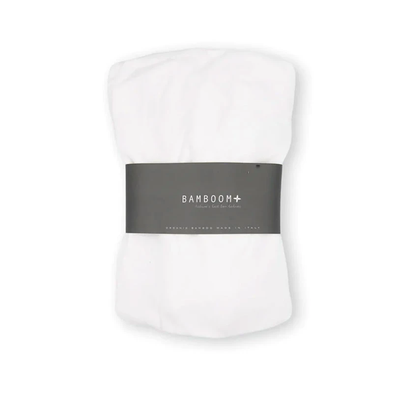 Bamboom Coprimaterasso Con Angoli 120x60cm - White 3 Bamboom Coprimaterasso Con Angoli 120x60cm - White