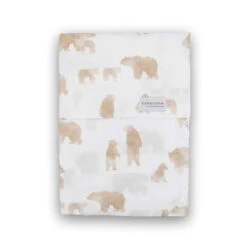 Bamboom Lenzuola Con Federa Per Culla E Carrozzina 75x100cm - Orso