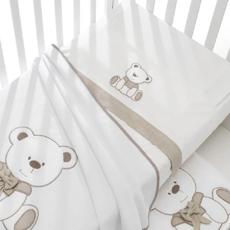 Erbesi Set Lenzuola 3pz Lettino Tato 6 Erbesi Set Lenzuola 3pz Lettino Tato - immagine 4